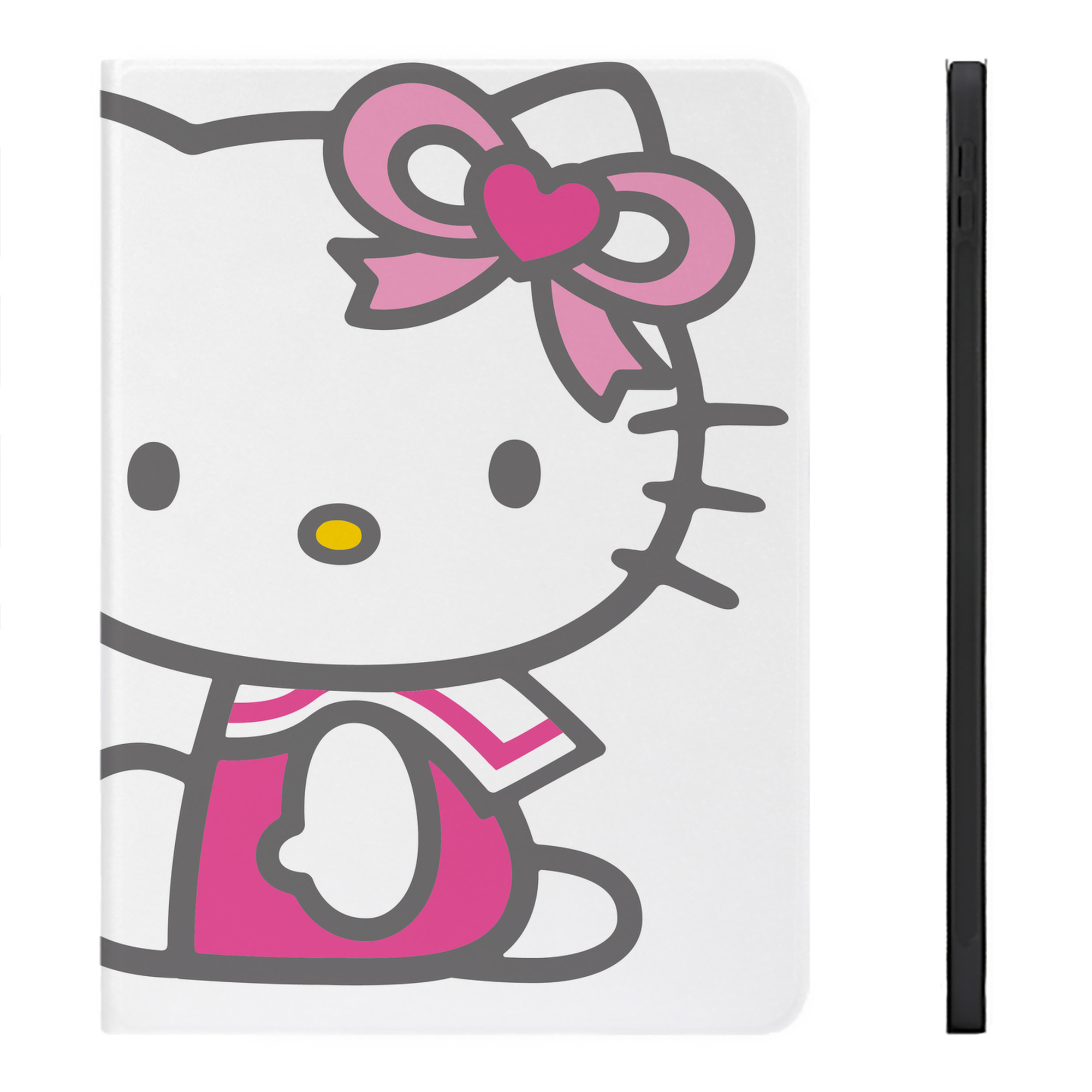（画像用） Hello Kitty ハローキティ IPadケース ペンホルダー付き ブックスタイルデザイン